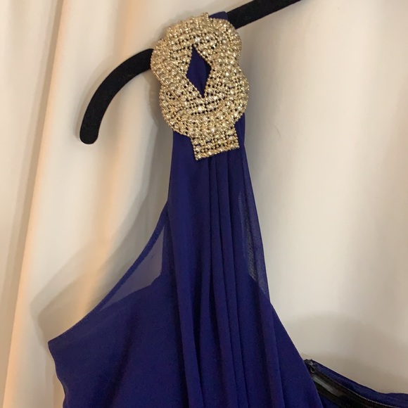 Royal blue formal dress size 14 - worn once! - Picture 2 of 7